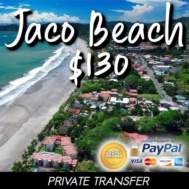 Jaco Beach Private Transfer Square Private Transportation from SJO Airport to Jaco Beach Costa Rica