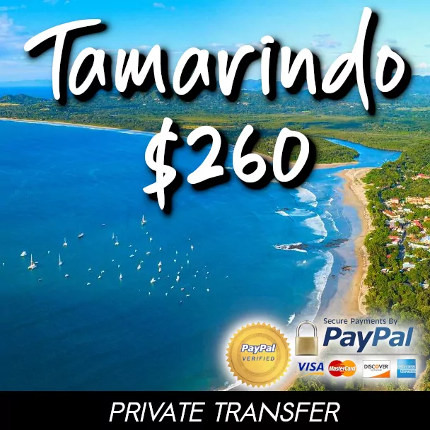 Tamarindo Private Transfer Square Private Transportation from SJO Airport to Tamarindo Costa Rica